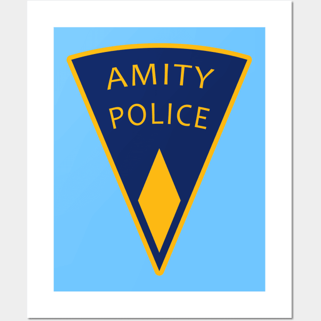 amity police Wall Art by Lyvershop